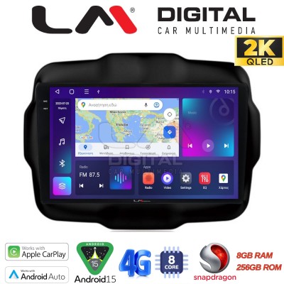 LM Digital - LM ZQ8952 GPS Οθόνη OEM Multimedia Αυτοκινήτου για RENEGADE 2014 (CarPlay/AndroidAuto/BT/GPS/WIFI/GPRS)