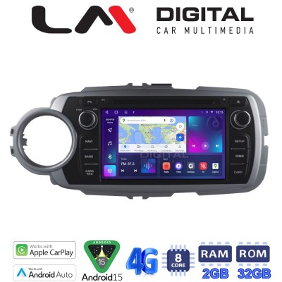 LM Digital - LM E8146 GPS Οθόνη OEM Multimedia Αυτοκινήτου για Toyota Yaris 2012 2015 Αν το αυτοκίνητο είναι υβριδικό, παρακαλώ