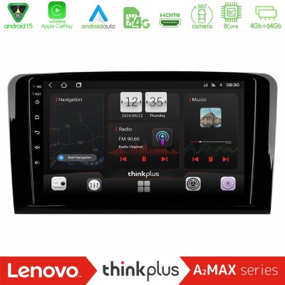 Lenovo Thinkplus A2MAX Series 8Core Android15 4+64GB Mercedes ML/GL Class Navigation Multimedia Tablet 9"
