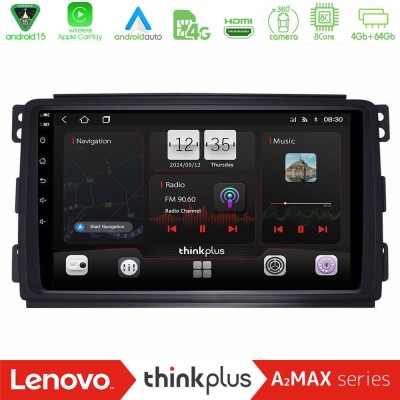 Lenovo Thinkplus A2MAX Series 8Core Android15 4+64GB Smart 451 Navigation Multimedia Tablet 9"