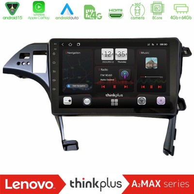 Lenovo Thinkplus A2MAX Series 8Core Android15 4+64GB Toyota Prius 2010-2015 Navigation Multimedia Tablet 10"