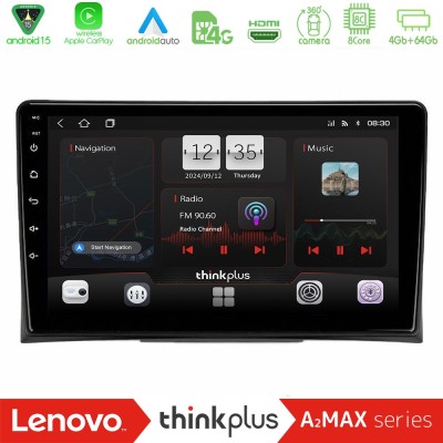Lenovo Thinkplus A2MAX Series 8Core Android15 4+64GB VW Transporter 2003-2015 Navigation Multimedia Tablet 9"