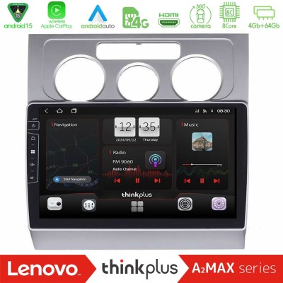 Lenovo Thinkplus A2MAX Series 8Core Android15 4+64GB VW Touran 2003-2011 Navigation Multimedia Tablet 10"