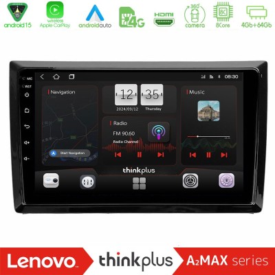 Lenovo Thinkplus A2MAX Series 8Core Android15 4+64GB VW Beetle Navigation Multimedia Tablet 9"