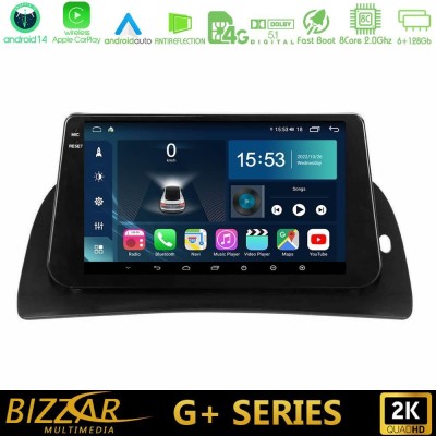 Bizzar G+ Series Renault Kangoo 2013-2018 8Core Android14 6+128GB Navigation Multimedia Tablet 9"