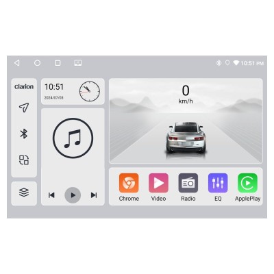 Clarion GL300+ Series 4Core Android11 4+64GB Navigation Multimedia Tablet 9" Με Carplay & Android Auto