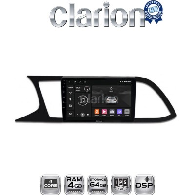 CLARION GL32306 Οθόνη OEM Multimedia Αυτοκινήτου για SEAT LEON 2012 (CarPlay/AndroidAuto/BT/GPS/WIFI/GPRS)