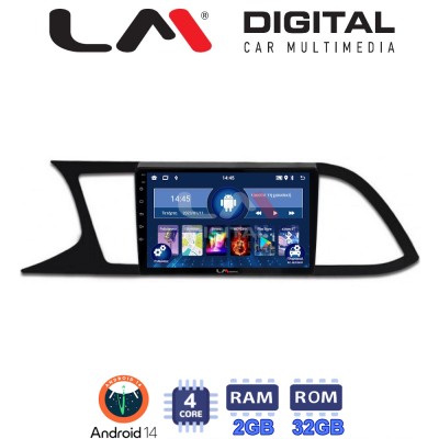 LM Digital - LM ZL4306 GPS Οθόνη OEM Multimedia Αυτοκινήτου για SEAT LEON 2012 (BT/GPS/WIFI)