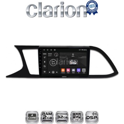 CLARION GL31306 Οθόνη OEM Multimedia Αυτοκινήτου για SEAT LEON 2012 (CarPlay/AndroidAuto/BT/GPS/WIFI/GPRS)