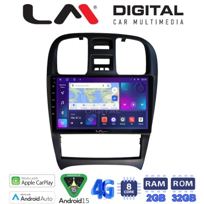 LM Digital - LM ZR8260 GPS Οθόνη OEM Multimedia Αυτοκινήτου για Hyundai Sonata 2000 2006 (CarPlay/AndroidAuto/BT/GPS/WIFI/GPRS)