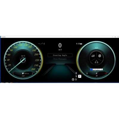 Mercedes C Class W204 2011-2014 Digital LCD Instrument Cluster 12.3" με HD οθόνη 1920*720