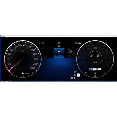 Mercedes E Class W212 2009-2011 Digital LCD Instrument Cluster 12.3" με HD οθόνη 1920*720