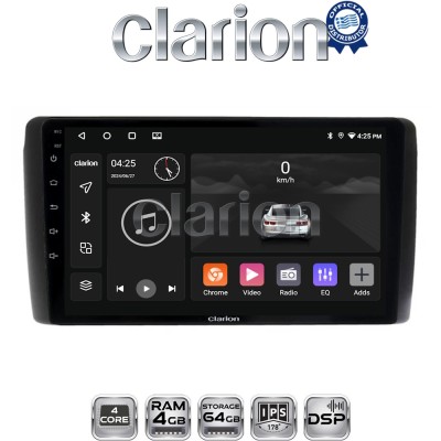 CLARION GL32070 Οθόνη OEM Multimedia Αυτοκινήτου για Nissan Leaf 2009 2017 (CarPlay/AndroidAuto/BT/GPS/WIFI/GPRS)