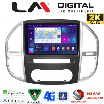 LM Digital - LM ZQ8669 GPS Οθόνη OEM Multimedia Αυτοκινήτου για Mercedes Vito 2015 (CarPlay/AndroidAuto/BT/GPS/WIFI/GPRS)
