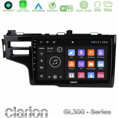 Clarion GL300 Series 4Core Android11 2+32GB Honda Jazz 2013-2020 Navigation Multimedia Tablet 9" Με Carplay & Android Auto