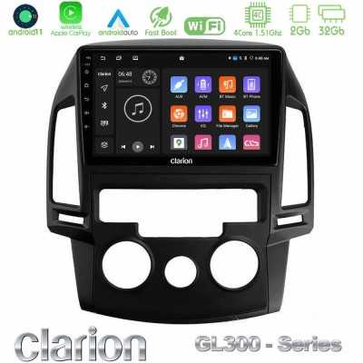 Clarion GL300 Series 4Core Android ClarionOS 2+32GB Hyundai i30 2007-2012 Manual A/C Navigation Multimedia Tablet 9" Με Carplay Clarion GL300 Series 4Core Android ClarionOS 2+32GB Hyundai i30 2007-2012 Manual A/C Navigation Multimedia Tablet 9" Με Carplay