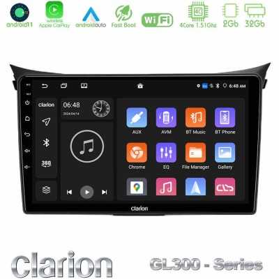 Clarion GL300 Series 4Core Android ClarionOS 2+32GB Hyundai i30 2012-2017 Navigation Multimedia Tablet 9" Με Carplay & Android A Clarion GL300 Series 4Core Android ClarionOS 2+32GB Hyundai i30 2012-2017 Navigation Multimedia Tablet 9" Με Carplay & Android A
