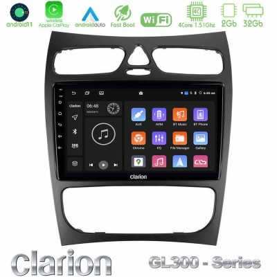 Clarion GL300 Series 4Core Android11 2+32GB Mercedes CLK Class W209 2000-2004 Navigation Multimedia Tablet 9" Με Carplay & Andro