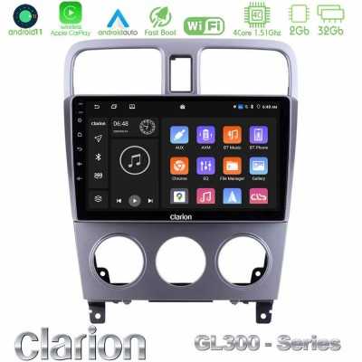 Clarion GL300 Series 4Core Android11 2+32GB Subaru Forester 2003-2007 Navigation Multimedia Tablet 9" Με Carplay & Android Auto Clarion GL300 Series 4Core Android11 2+32GB Subaru Forester 2003-2007 Navigation Multimedia Tablet 9" Με Carplay & Android Auto