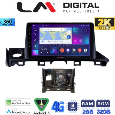 LM Digital - LM ZB8214 GPS Οθόνη OEM Multimedia Αυτοκινήτου για Mazda 6 2017 2020 (CarPlay/AndroidAuto/BT/GPS/WIFI/GPRS)