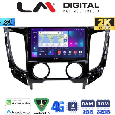 LM Digital - LM ZB8230A GPS Οθόνη OEM Multimedia Αυτοκινήτου για Mitsubishi L200 2014 Μόνο για αυτοκίνητα με Air Condition (Car
