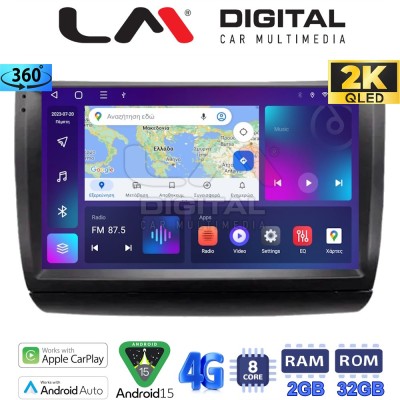 LM Digital - LM ZB8481 GPS Οθόνη OEM Multimedia Αυτοκινήτου για Toyota Prius 2002 2009 (CarPlay/AndroidAuto/BT/GPS/WIFI/GPRS)