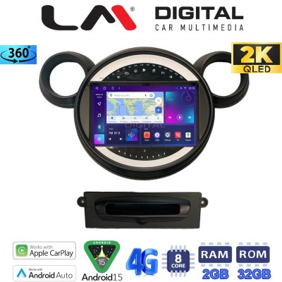 LM Digital - LM ZB8835 GPS Οθόνη OEM Multimedia Αυτοκινήτου για MINI Clubman '07'14 & Countryman '10'16 & Paceman '12'16 & Coope