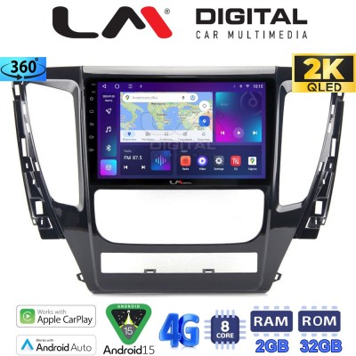 LM Digital - LM ZB8992 GPS Οθόνη OEM Multimedia Αυτοκινήτου για Mitsubishi Pajero 2014 (CarPlay/AndroidAuto/BT/GPS/WIFI/GPRS)