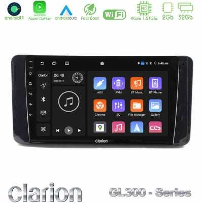 Clarion GL300 Series Skoda Kamiq 2019-2022 4Core Android ClarionOS 2+32GB Navigation Multimedia Tablet 9" Με Carplay & Android A