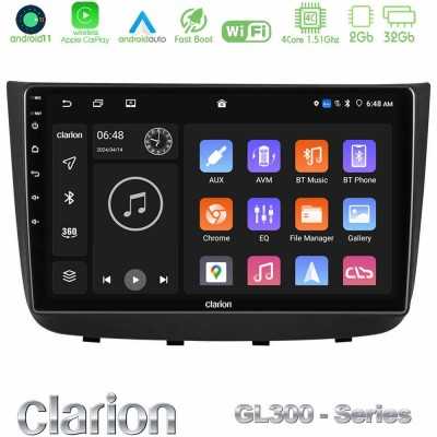 Clarion GL300 Series Mercedes Vito/Viano 2003-2006 4Core Android11 2+32GB Navigation Multimedia Tablet 10" Με Carplay & Android 