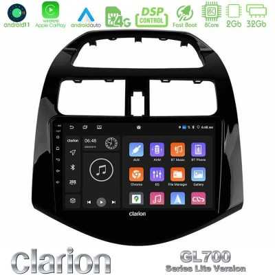 Clarion GL700 Lite Series 8Core Android11 2+32GB Chevrolet Spark 2009-2015 Navigation Multimedia Tablet 9" Με Carplay & Android 