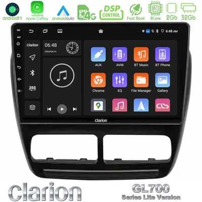 Clarion GL700 Lite Series 8Core Android11 2+32GB Fiat Doblo / Opel Combo 2010-2014 Navigation Multimedia Tablet 9" Με Carplay & Clarion GL700 Lite Series 8Core Android11 2+32GB Fiat Doblo / Opel Combo 2010-2014 Navigation Multimedia Tablet 9" Με Carplay &