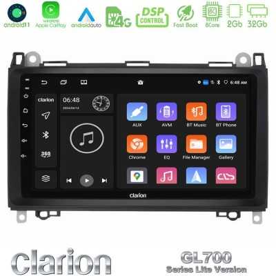 Clarion GL700 Lite Series 8Core Android11 2+32GB Mercedes A/B/Vito/Sprinter Class Navigation Multimedia Tablet 9" Με Carplay & A Clarion GL700 Lite Series 8Core Android11 2+32GB Mercedes A/B/Vito/Sprinter Class Navigation Multimedia Tablet 9" Με Carplay & A