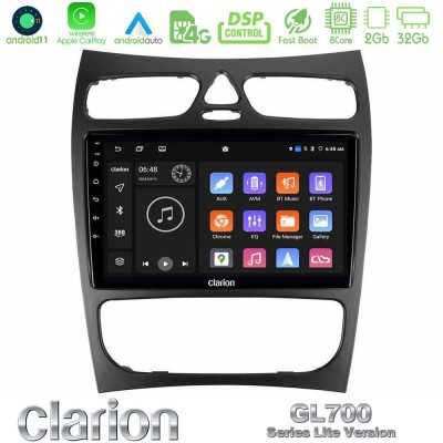 Clarion GL700 Lite Series 8Core Android11 2+32GB Mercedes CLK Class W209 2000-2004 Navigation Multimedia Tablet 9" Με Carplay & 