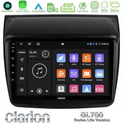 Clarion GL700 Lite Series 8Core Android11 2+32GB Mitsubishi L200 Navigation Multimedia Tablet 9" Με Carplay & Android Auto