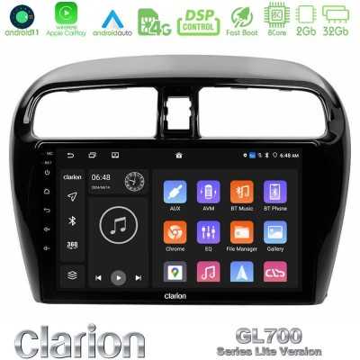 Clarion GL700 Lite Series 8Core Android11 2+32GB Mitsubishi Space Star 2013-2016 Navigation Multimedia Tablet 9" Με Carplay & An