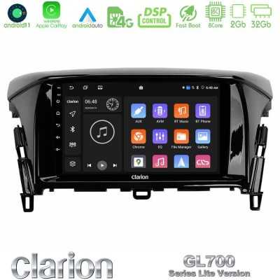 Clarion GL700 Lite Series 8Core Android11 2+32GB Mitsubishi Eclipse Cross Navigation Multimedia Tablet 9" Με Carplay & Android A