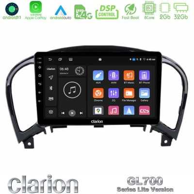 Clarion GL700 Lite Series 8Core Android11 2+32GB Nissan Juke Navigation Multimedia Tablet 9" Με Carplay & Android Auto