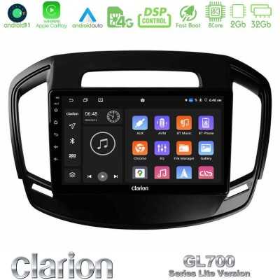 Clarion GL700 Lite Series 8Core Android11 2+32GB Opel Insignia 2014-2017 Navigation Multimedia Tablet 9" Με Carplay & Android Au Clarion GL700 Lite Series 8Core Android11 2+32GB Opel Insignia 2014-2017 Navigation Multimedia Tablet 9" Με Carplay & Android Au