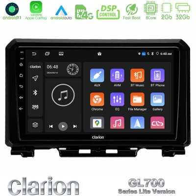 Clarion GL700 Lite Series 8Core Android11 2+32GB Suzuki Jimny 2018-2022 Navigation Multimedia Tablet 9" Με Carplay & Android Aut