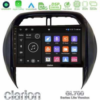 Clarion GL700 Lite Series 8Core Android11 2+32GB Toyota RAV4 2001-2005 (Auto A/C) Navigation Multimedia Tablet 9" Με Carplay & A Clarion GL700 Lite Series 8Core Android11 2+32GB Toyota RAV4 2001-2005 (Auto A/C) Navigation Multimedia Tablet 9" Με Carplay & A