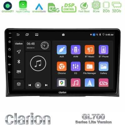 Clarion GL700 Lite Series 8Core Android11 2+32GB VW Transporter 2003-2015 Navigation Multimedia Tablet 9" Με Carplay & Android A