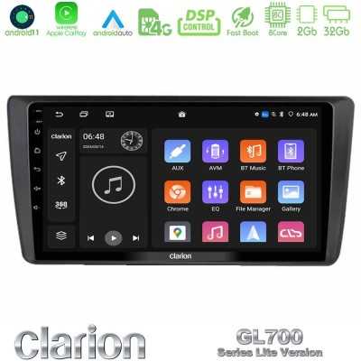 Clarion GL700 Lite Series Skoda Octavia 2004-2012 8Core Android11 2+32GB Navigation Multimedia Tablet 9" Με Carplay & Android Au