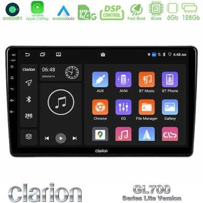 Clarion GL700 Lite Series 8Core Android11 6+128GB Peugeot Partner / Citroen Berlingo 2008-2018 Navigation Multimedia Tablet 9" Μ