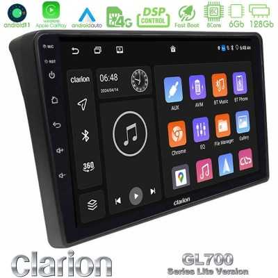 Clarion GL700 Lite Series 8Core Android11 6+128GB Fiat Ducato/Citroen Jumper/Peugeot Boxer Navigation Multimedia Tablet 9" Με Ca