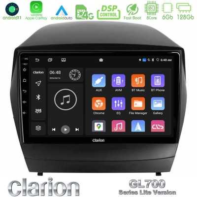 Clarion GL700 Lite Series 8Core Android11 6+128GB Hyundai IX35 Auto A/C Navigation Multimedia Tablet 9" Με Carplay & Android Aut