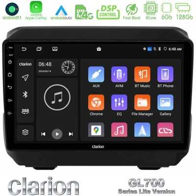 Clarion GL700 Lite Series 8Core Android11 6+128GB Jeep Wrangler 2018- Navigation Multimedia Tablet 9" Με Carplay & Android Auto