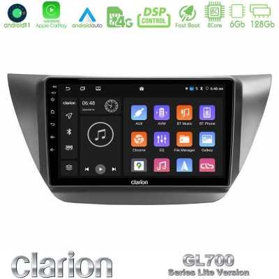 Clarion GL700 Lite Series 8Core Android11 6+128GB Mitsubishi Lancer 2004 – 2008 Navigation Multimedia Tablet 9" Με Carplay & And