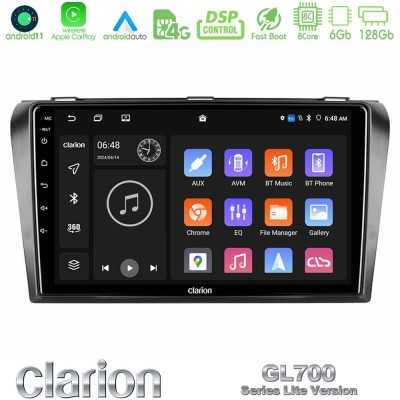 Clarion GL700 Lite Series 8Core Android ClarionOS 6+128GB Mazda 3 2004-2009 Navigation Multimedia Tablet 9" Με Carplay & Android Clarion GL700 Lite Series 8Core Android ClarionOS 6+128GB Mazda 3 2004-2009 Navigation Multimedia Tablet 9" Με Carplay & Android