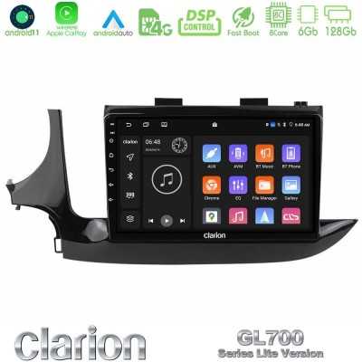 Clarion GL700 Lite Series 8Core Android11 6+128GB Opel Mokka 2016-2020 Navigation Multimedia Tablet 9" Με Carplay & Android Auto Clarion GL700 Lite Series 8Core Android11 6+128GB Opel Mokka 2016-2020 Navigation Multimedia Tablet 9" Με Carplay & Android Auto